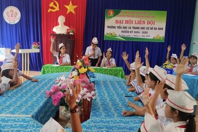 Một số hình ảnh Đại hội liên đội nhiệm kỳ 2024-2025